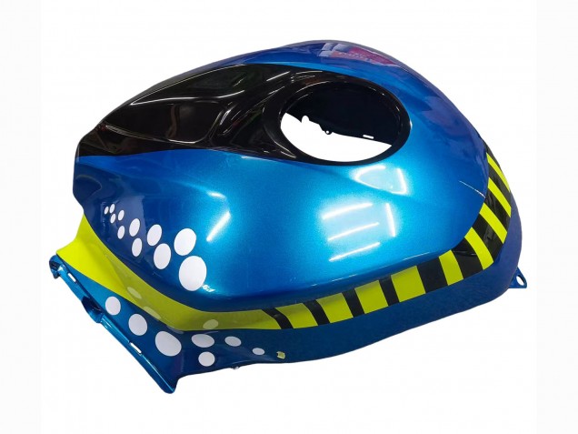 Carenado Moto Honda CBR600RR 2007-2008 - Verde Amarillo Negro Brillante Tiburón 46