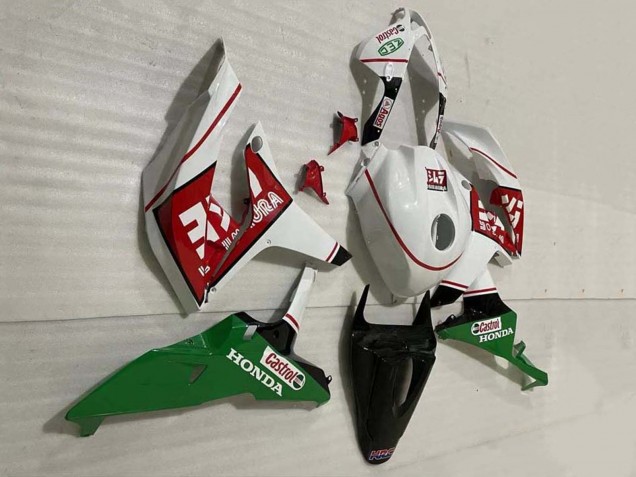 Carenado Moto Honda CBR600RR 2007-2008 - Blanco Verde Rojo Castrol