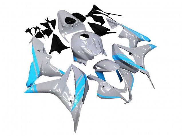 Carenado Moto Honda CBR600RR 2007-2008 - Gris Brillante Azul Claro