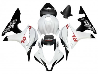 Carenado Moto Honda CBR600RR 2007-2008 - Blanco Negro Mate Rojo Repsol