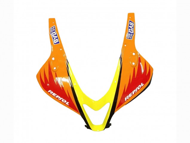 Carenado Moto Honda CBR600RR 2007-2008 - Amarillo Naranja Negro Brillante Rossi Repsol