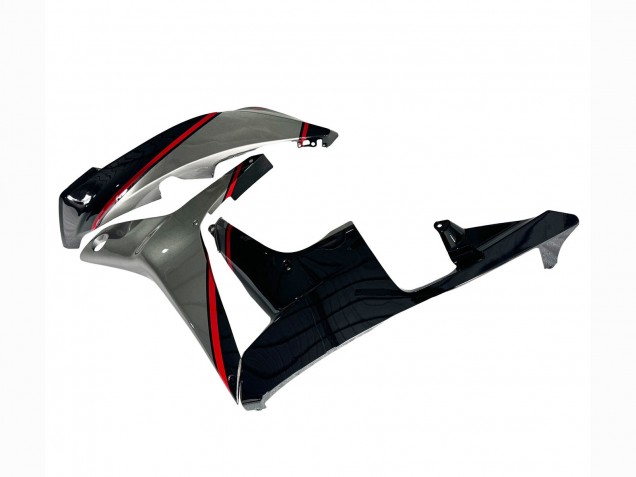 Carenado Moto Honda CBR600RR 2007-2008 - Plata Rojo Negro Brillante