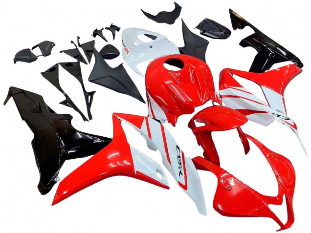 Carenados Moto Honda CBR600RR 2007-2008 - Blanco Rojo Negro Brillante