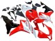 Carenados Moto Honda CBR600RR 2007-2008 - Blanco Rojo Negro Brillante