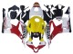 Carenado Moto Honda CBR600RR 2007-2008 - Blanco Amarillo Rojo Repsol HRC