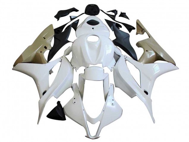 Carenado Moto Honda CBR600RR 2007-2008 - Plata Blanco