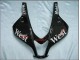 Carenado Moto Honda CBR600RR 2007-2008 - Negro Brillante Blanco West