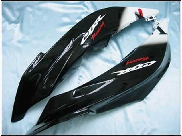 Carenado Moto Honda CBR600RR 2007-2008 - Negro Brillante Blanco West