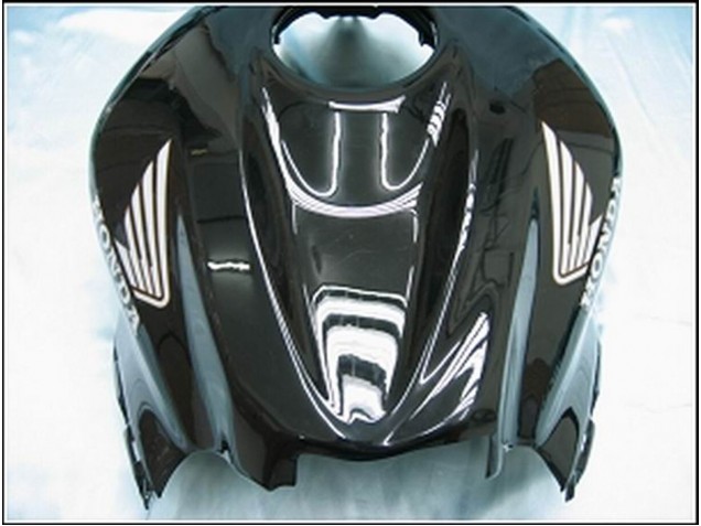 Carenado Moto Honda CBR600RR 2007-2008 - Negro Brillante Blanco West