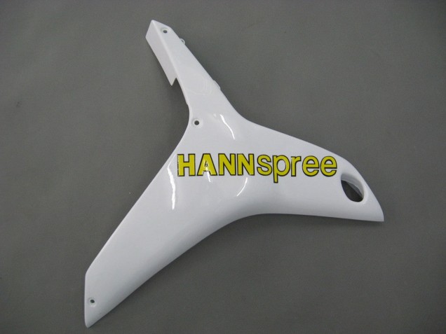 Carenado Moto Honda CBR600RR 2007-2008 - Blanco Verde Amarillo Negro Brillante Hannspree