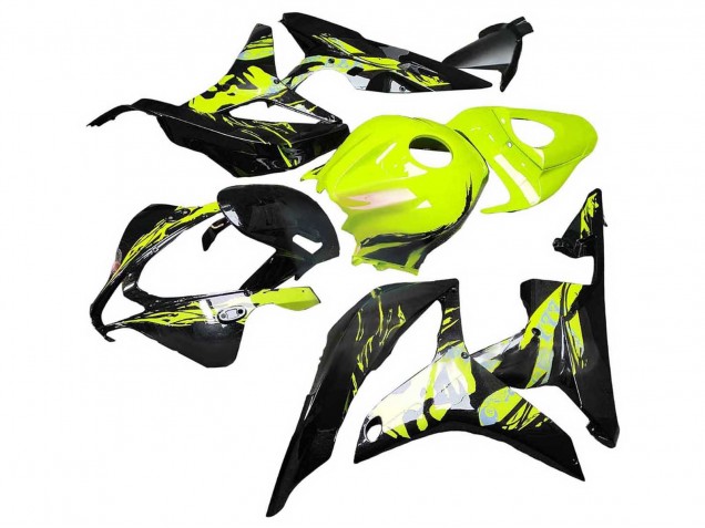 Carenado Moto Honda CBR600RR 2007-2008 - Amarillo Negro Brillante
