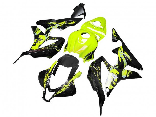 Carenado Moto Honda CBR600RR 2007-2008 - Amarillo Negro Brillante
