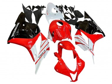 Carenados Moto Honda CBR600RR 2009-2012 - Blanco Rojo Negro Brillante