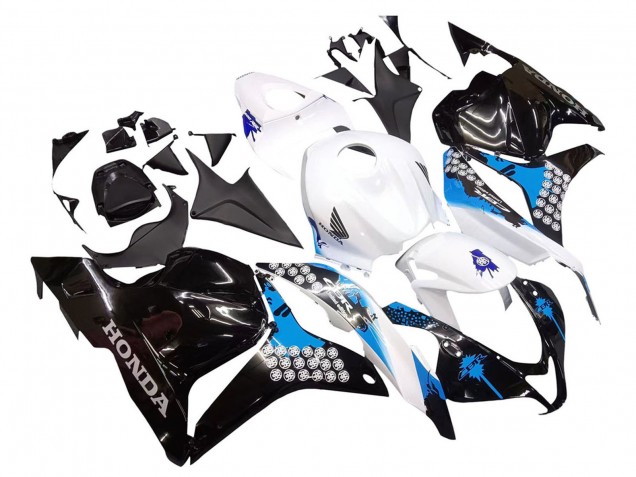 Kit Carenado Moto Honda CBR600RR 2009-2012 - Blanco Azul Negro Brillante