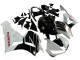 Kits Carenados Moto Honda CBR600RR 2013-2023 - Blanco Negro Brillante