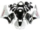 Kits Carenados Moto Honda CBR600RR 2013-2023 - Blanco Negro Brillante