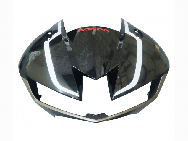 Carenado Moto Honda CBR600RR 2013-2023 - Plata Negro Brillante