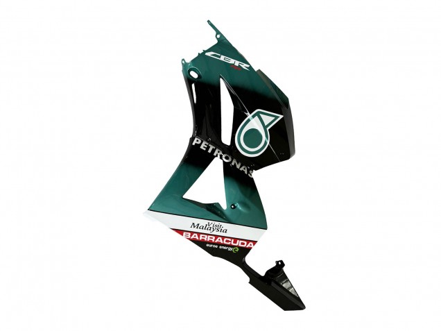 Carenados Moto Honda CBR600RR 2013-2023 - Azul Verdoso Negro Brillante Petronas 20