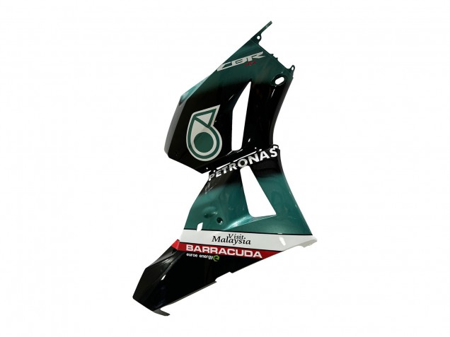 Carenados Moto Honda CBR600RR 2013-2023 - Azul Verdoso Negro Brillante Petronas 20