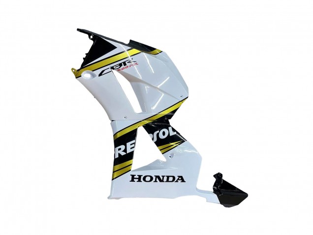 Carenado Moto Honda CBR600RR 2013-2023 - Blanco Oro Negro Brillante Repsol