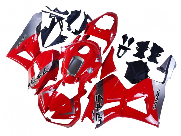 Carenado Moto Honda CBR600RR 2013-2023 - Plata Rojo