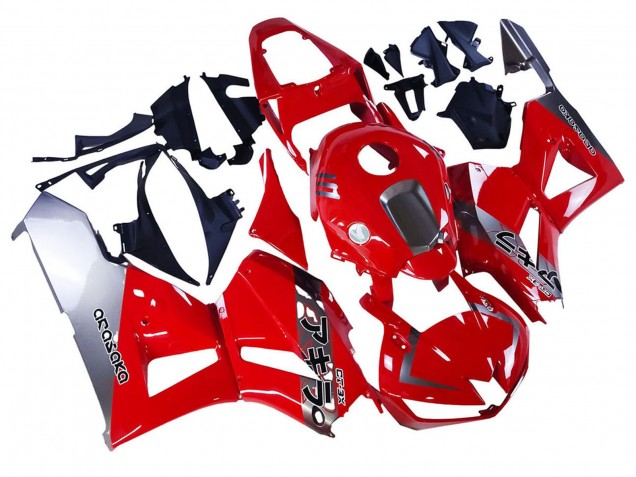 Carenado Moto Honda CBR600RR 2013-2023 - Plata Rojo