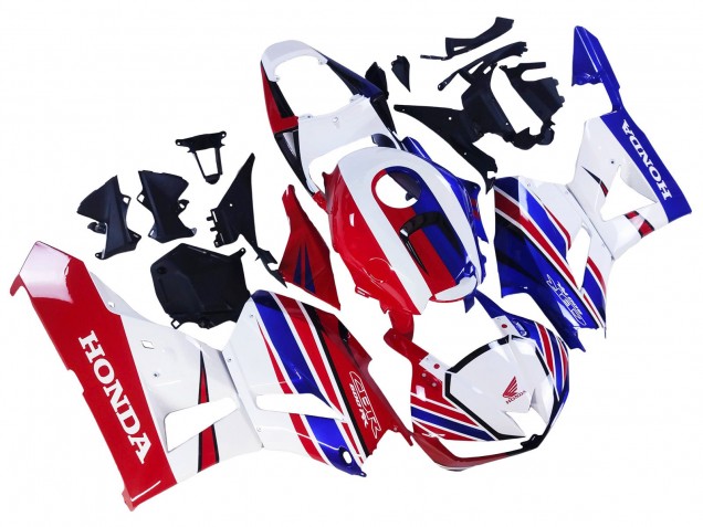 Carenados Moto Honda CBR600RR 2013-2023 - Blanco Rojo Azul