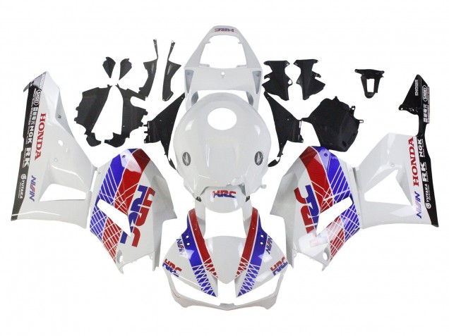 Carenados Moto Honda CBR600RR 2013-2023 - Blanco Rojo Azul HRC