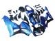 Carenado Moto Honda CBR600RR 2013-2023 - Azul Negro Mate Carrera