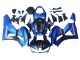 Carenado Moto Honda CBR600RR 2013-2023 - Azul Negro Mate Carrera