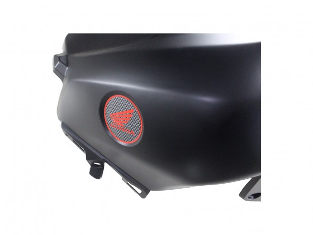 Carenado Moto Honda CBR600RR 2013-2023 - Negro Mate Rojo Calcomanías