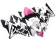 Carenado Moto Kawasaki ZX10R 2004-2005 - Negro Rosa Blanco Playboy Motul