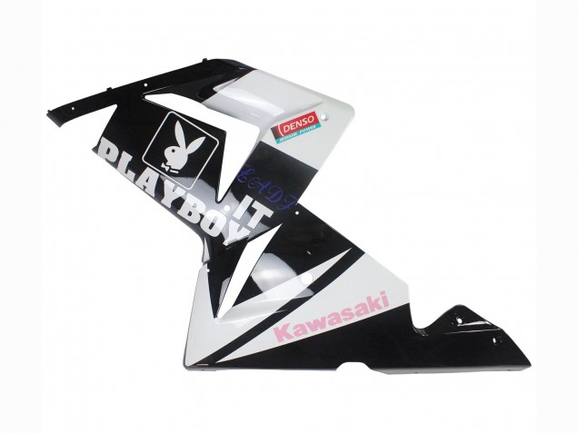 Carenado Moto Kawasaki ZX10R 2004-2005 - Negro Rosa Blanco Playboy Motul