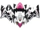 Carenado Moto Kawasaki ZX10R 2004-2005 - Negro Rosa Blanco Playboy Motul