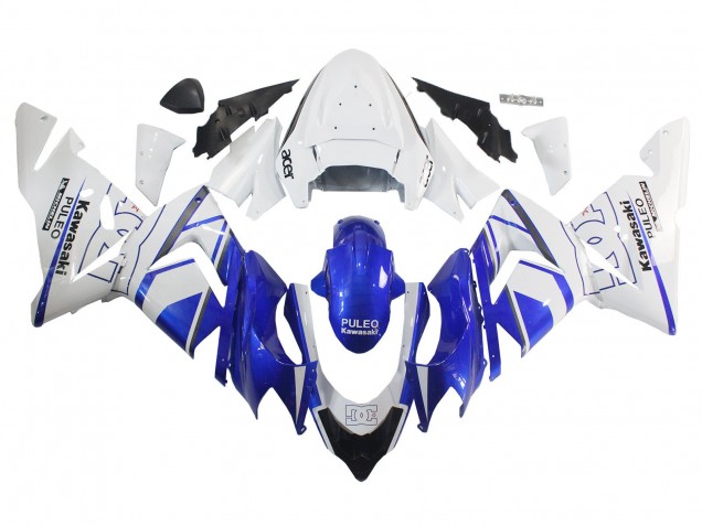 Carenados Moto Kawasaki ZX10R 2004-2005 - Negro Blanco