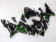Carenado Moto Kawasaki ZX10R 2004-2005 - Negro Verde Llama Ninja