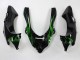 Carenado Moto Kawasaki ZX10R 2004-2005 - Negro Verde Llama Ninja