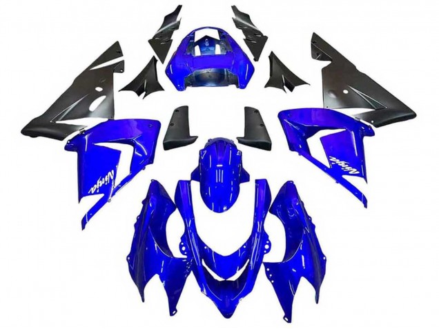 Carenado Moto Kawasaki ZX10R 2004-2005 - Azul Negro Ninja