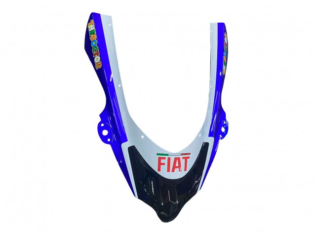 Carenado Moto Kawasaki ZX10R 2004-2005 - Azul Brillante Blanco Fiat Motul