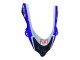Carenado Moto Kawasaki ZX10R 2004-2005 - Azul Brillante Blanco Fiat Motul