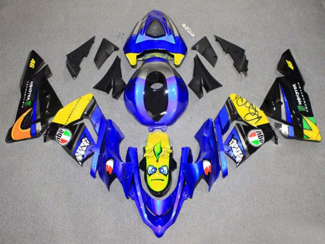 Carenados Moto Kawasaki ZX10R 2004-2005 - Verde Negro Ninja