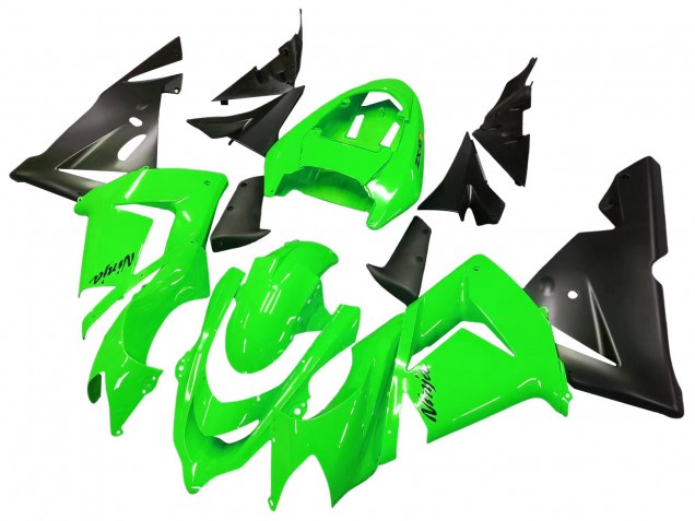 Carenado Moto Kawasaki ZX10R 2004-2005 - Verde Negro Ninja