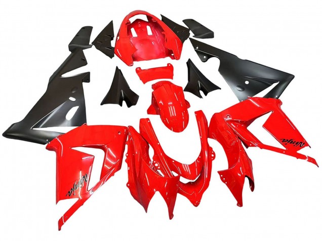 Carenado Moto Kawasaki ZX10R 2004-2005 - Rojo Negro Ninja