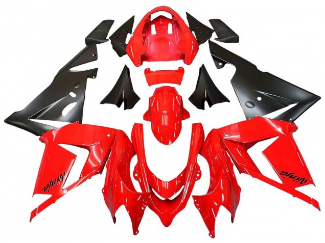 Carenado Moto Kawasaki ZX10R 2004-2005 - Rojo Negro Ninja