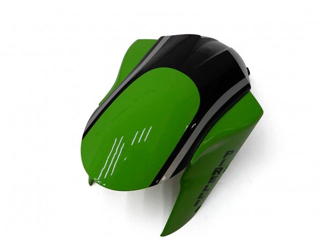 Carenado Moto Kawasaki ZX10R 2004-2005 - Blanco Negro Verde Elf