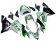 Carenado Moto Kawasaki ZX10R 2004-2005 - Verde Plata Negro 69
