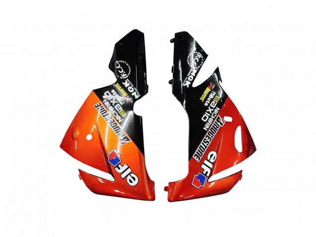 Carenado Moto Kawasaki ZX10R 2004-2005 - Burnt Naranja Negro Monstruo Elf
