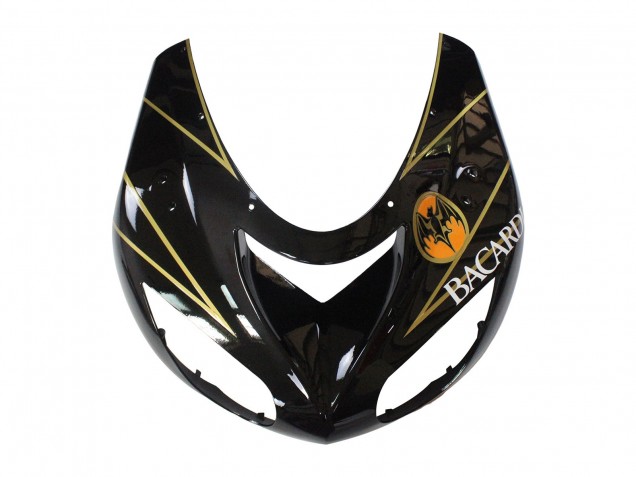 Carenado Moto Kawasaki ZX10R 2006-2007 - Negro Rojo Oro BACARDI