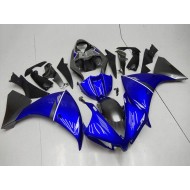 Carenado Moto Yamaha YZF R1 2012-2014 - Azul Blanco Negro Brillante