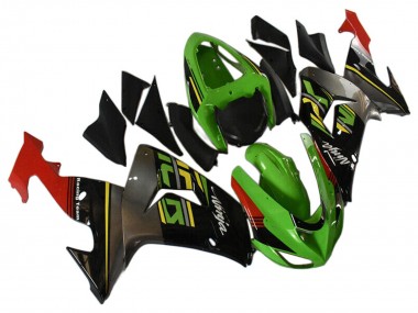 Carenado Moto Kawasaki ZX10R 2006-2007 - Verde Gris Rojo Negro Amarillo